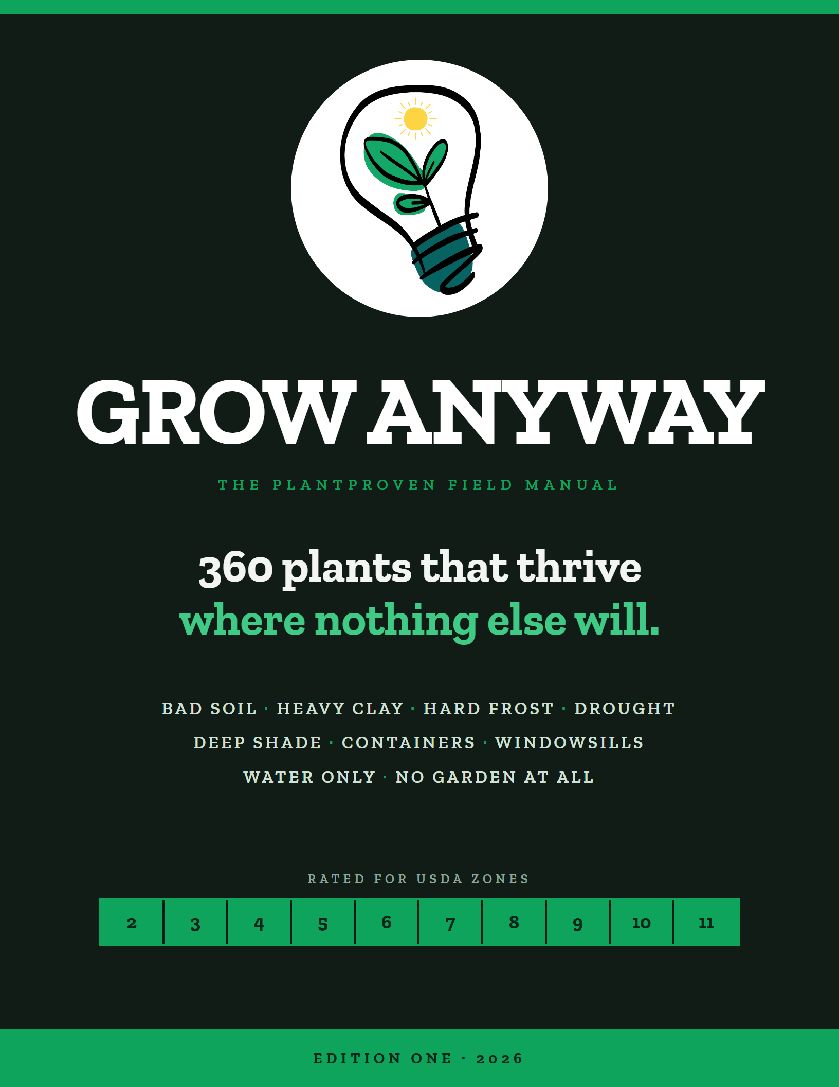 Grow Anyway — The PlantProven Field Manual